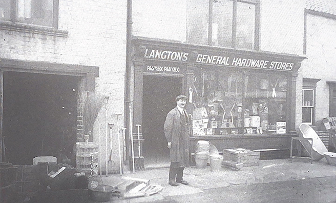 Langton's General Hardware Stores, 1920's, now Origin Social